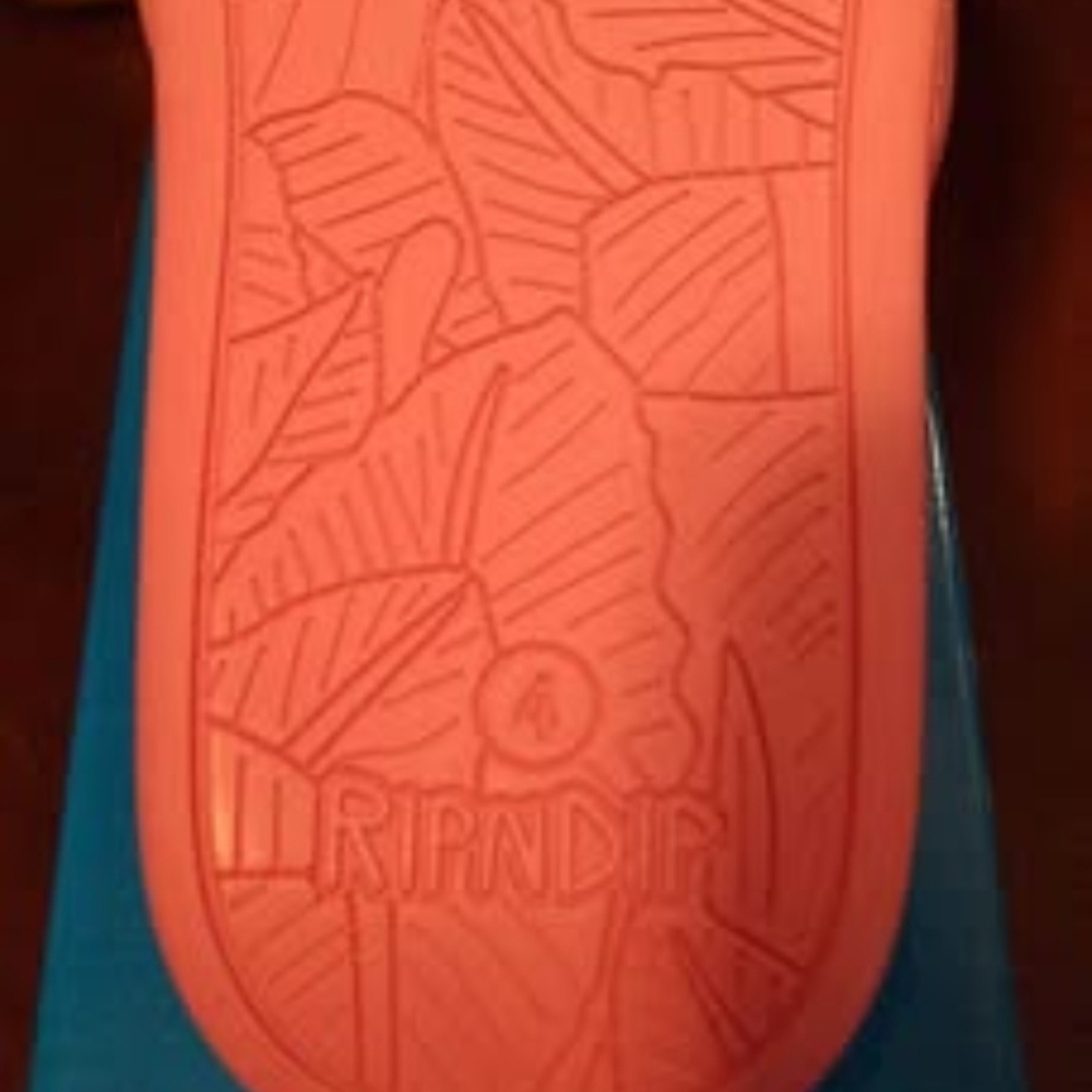 New! Zumiez Ripndip Lord Nermal Pink & Blue Slides Sandals - Picture 4 of 4